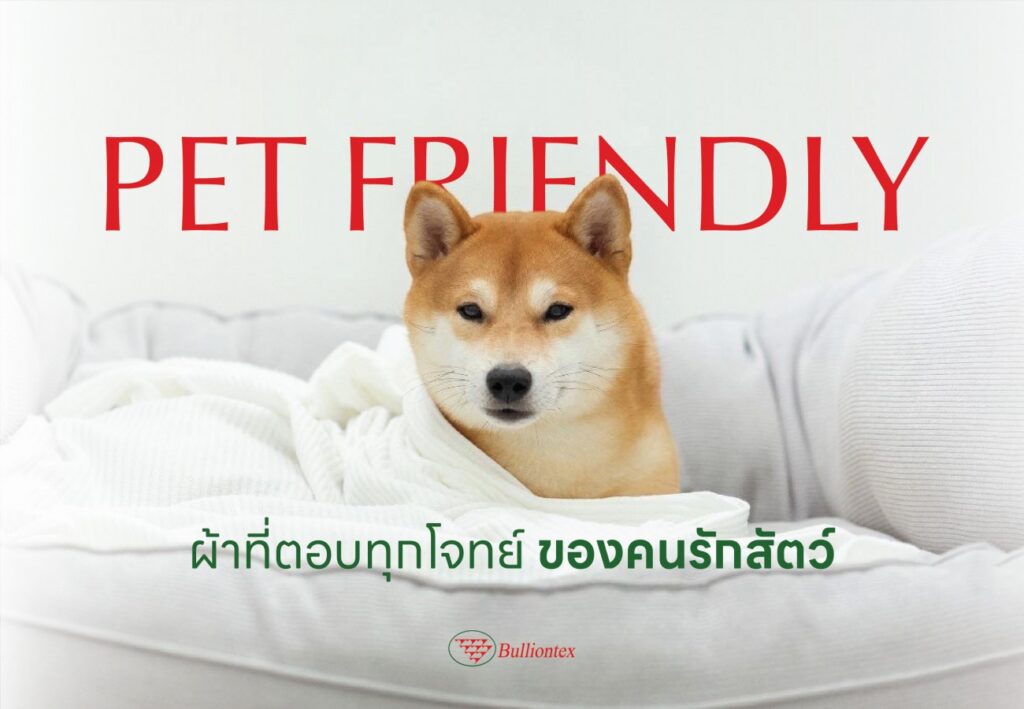 ผ้าที่เป็นมิตรต่อสัตว์เลี้ยง