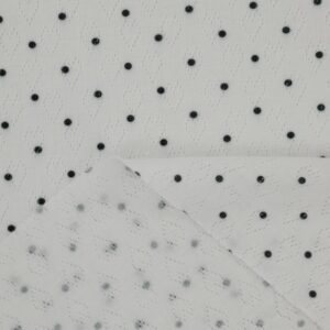 ผ้าพอยต์เทล นิต โพกาดอท | Pointelle Knit Polka Dot